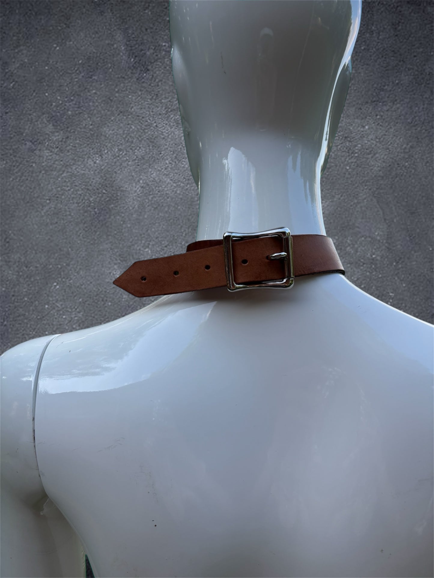 D-ring Choker (Light Brown)