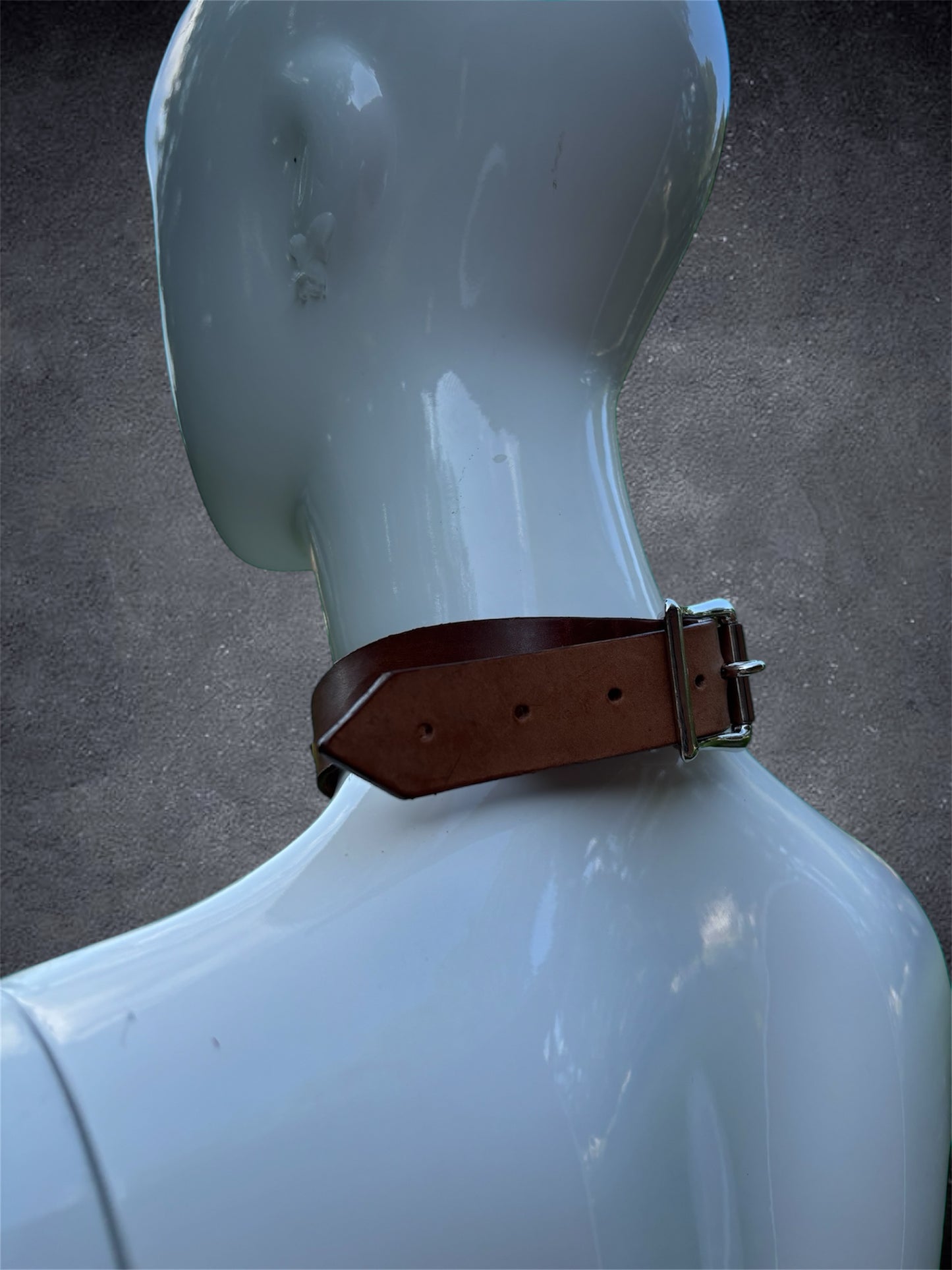 D-ring Choker (Light Brown)