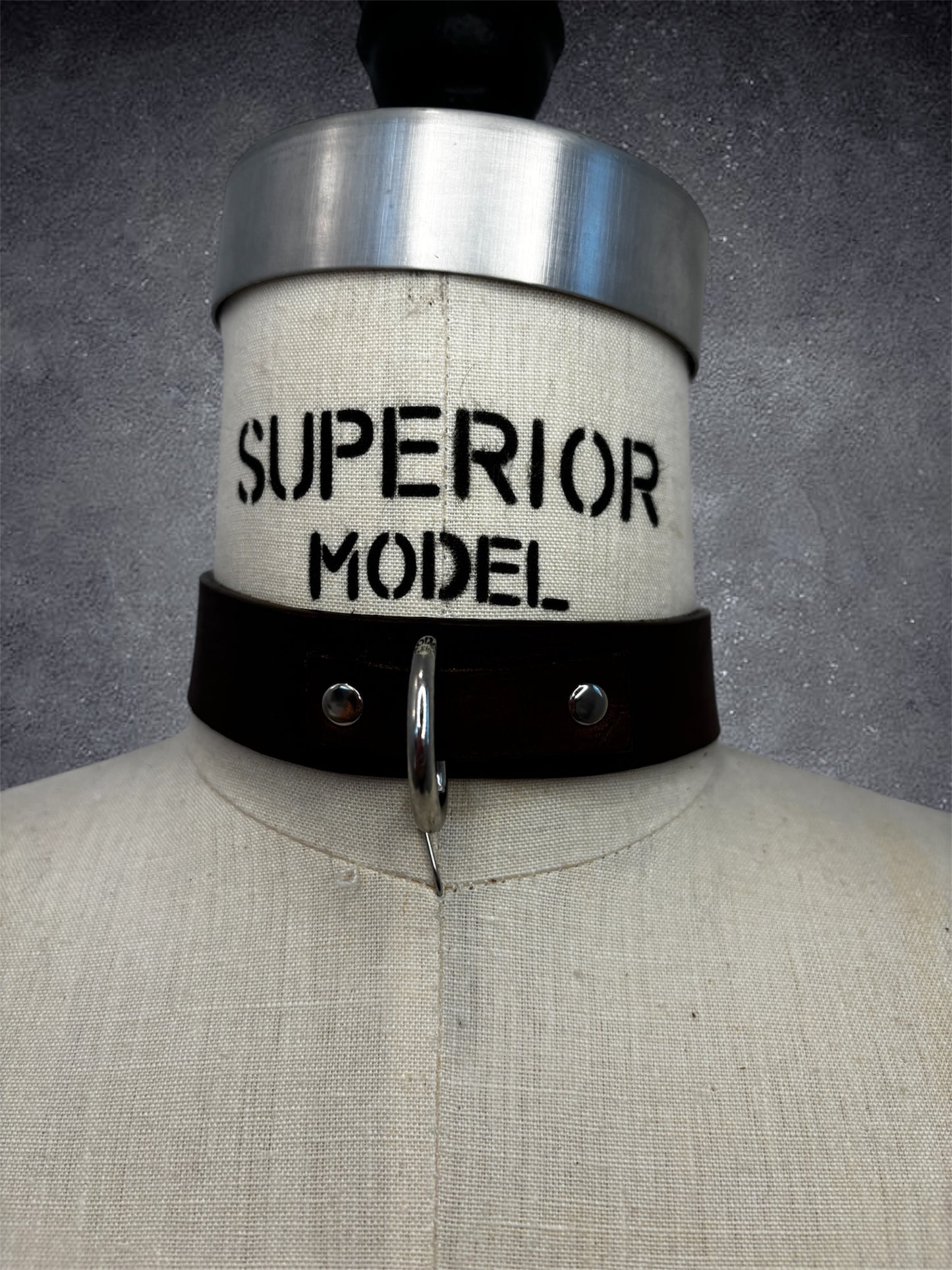 D-Ring Choker (Dark Brown)