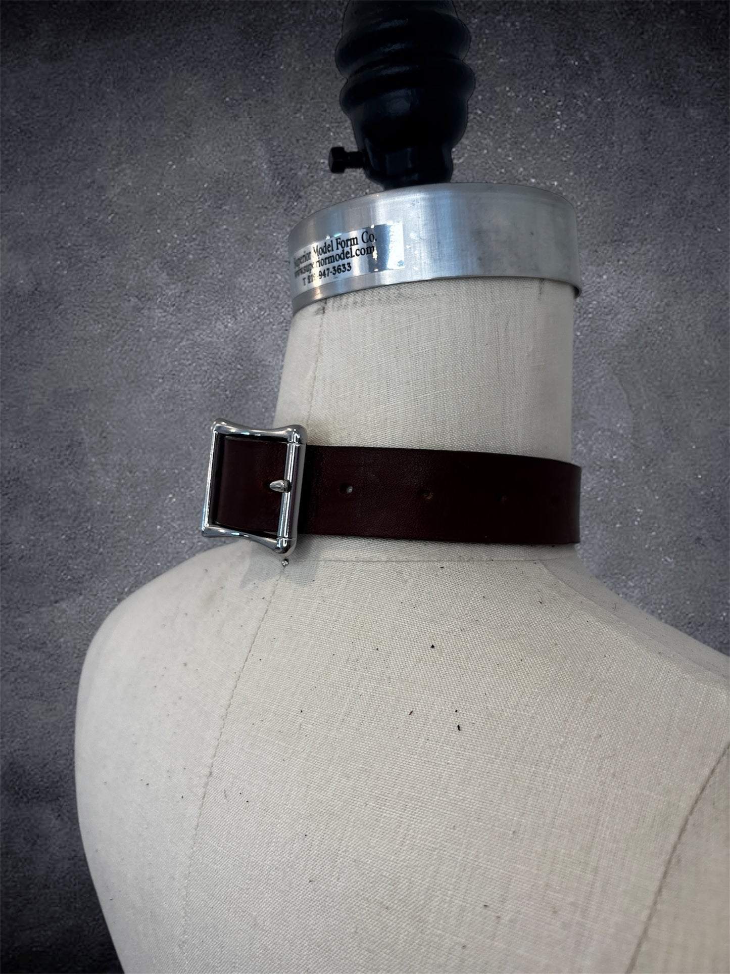 D-Ring Choker (Dark Brown)