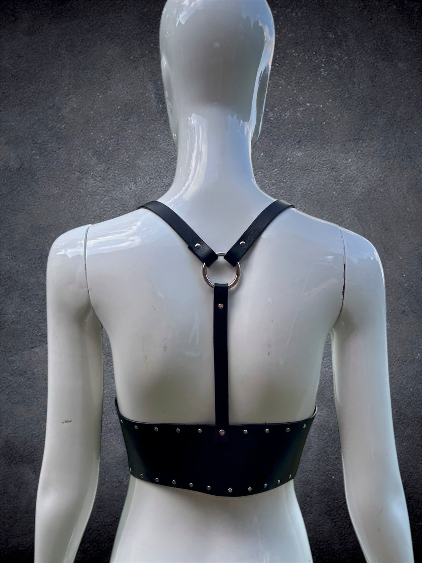 Lace Up Harness (Black)